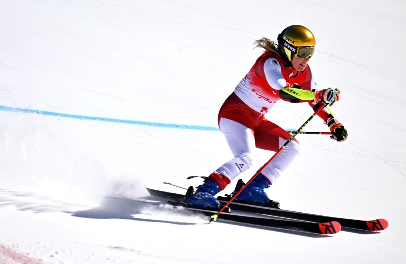 PG在线网站-奥地利滑雪运动员秀出绝佳动作，斩获银牌